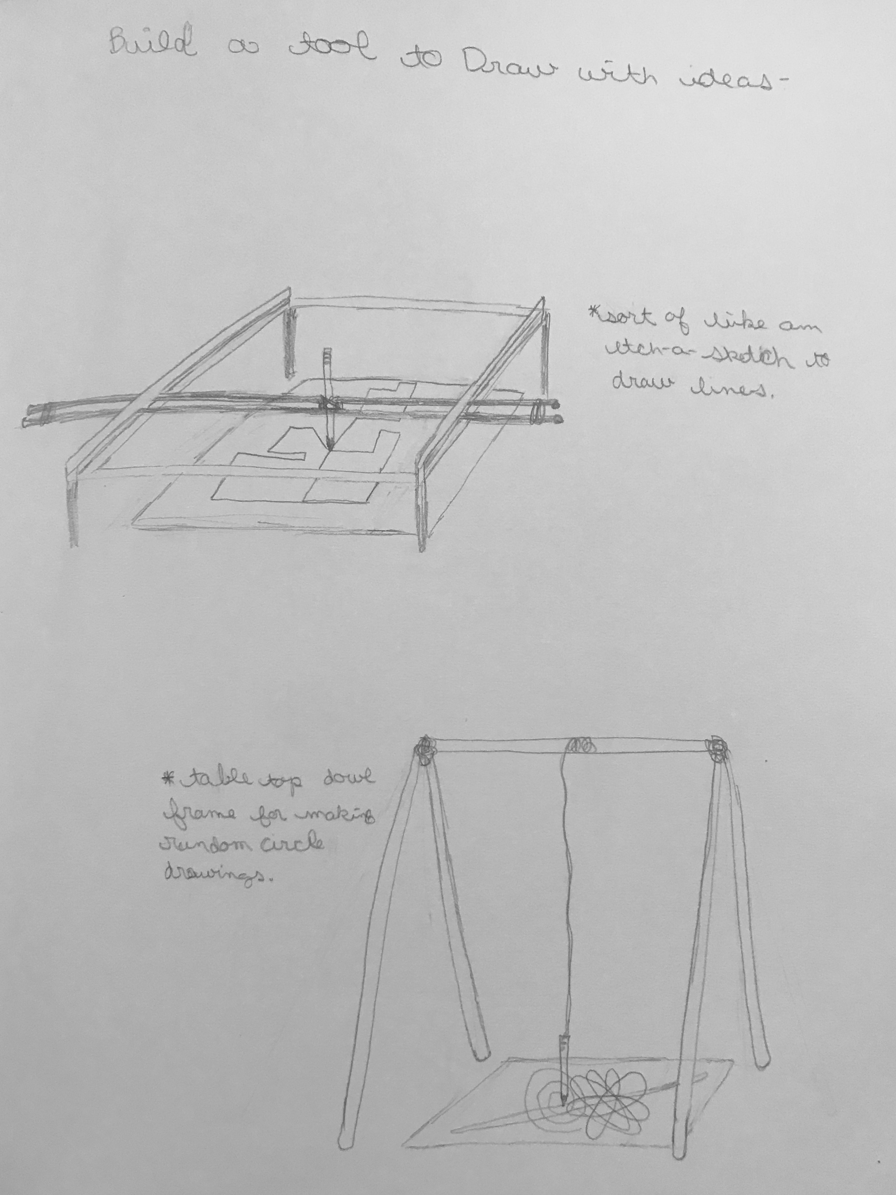 <em>Tools</em><br>Pencil on sketchbook paper<br>14 in x 12 in